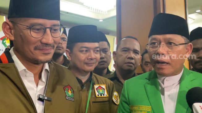 Cerita Mardiono Bujuk Sandiaga Gabung PPP: Jangan Kasih Tau Pak Prabowo