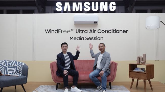 Peluncuran Samsung AC WindFree Ultra di Jakarta, Senin (3/7/2023). [Samsung Indonesia]