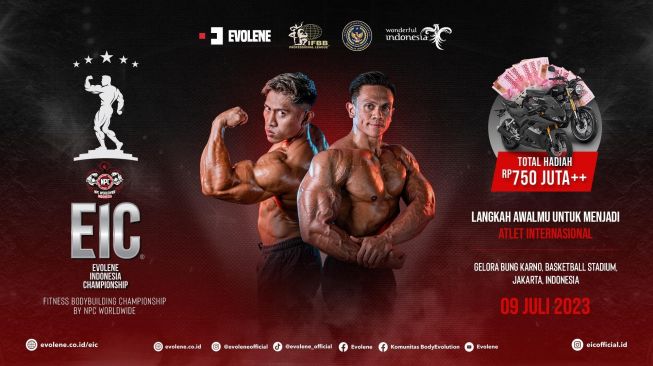 Evolene Bersama PT Aimfood Manufacturing Indonesia Gelar Kompetisi Bodybuilding dan Fitnes di GBK