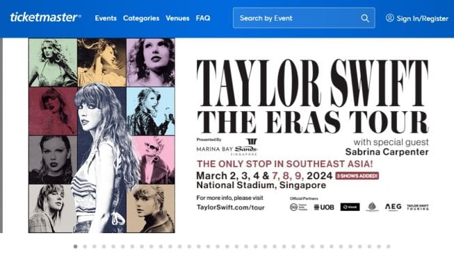 Bingung Cara Beli Tiket Konser Taylor Swift di Situs Online? Ikuti Petunjuk Ini