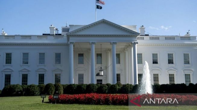 Gedung Putih di Washington DC, Amerika Serikat. ANTARA/Xinhua/Liu Jie/am.