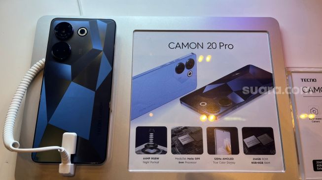 Spesifikasi dan Harga Tecno Camon 20 Pro yang Resmi Masuk Indonesia