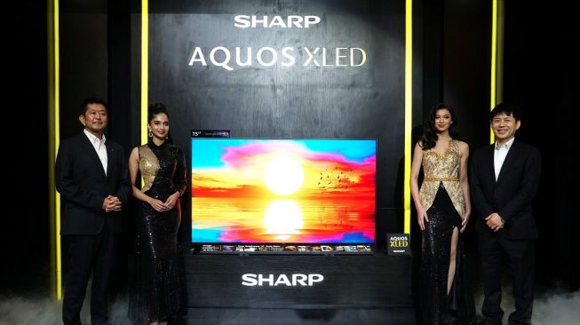 Peluncuran TV Sharp Aquos XLED di Jakarta, Rabu (5/7/2023). [Sharp Electronics Indonesia]