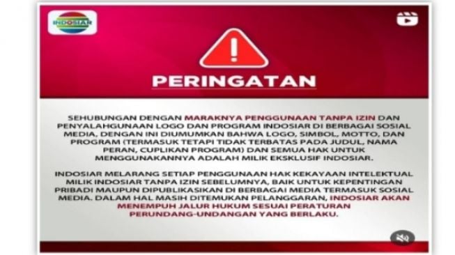 Indosiar Ambil Jalur Hukum Imbas Viral Konten Parodi Jasa Keliling