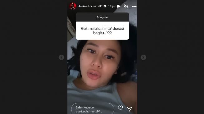 Denise Chariesta Nggak Malu Minta Donasi (Instagram/@denisechariesta91)