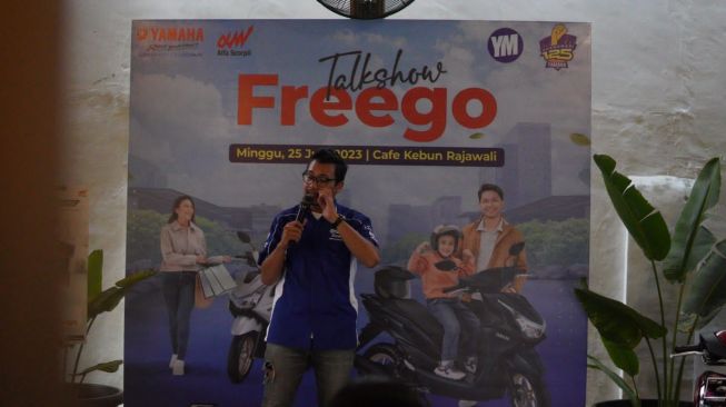 Event Talkshow FreeGo di Cafe Kebun Rajawali, Medan, Sumatera Utara [Yamaha Indonesia].