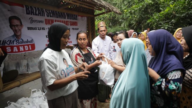 Harga Beras Naik, Relawan Sandiaga Uno Gelar Sembako Murah Untuk Masyarakat Kabupaten Bogor