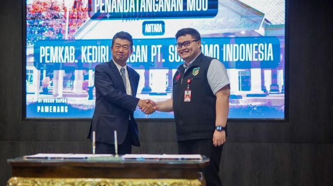 Kembangkan Ekosistem Ramah Lingkungan, Bupati Kediri Jalin MoU dengan PT Sumitomo Indonesia