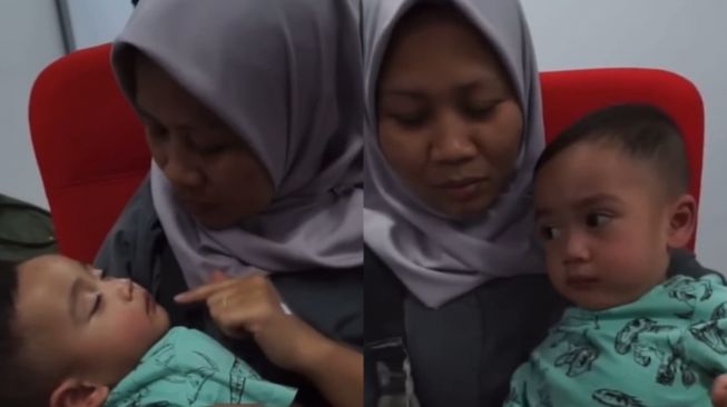 Viral! Netizen Iba Lihat Rayyanza Cipung Dipaksa Bangun Buat Kerja: Tolonglah Raffi-Nagita!