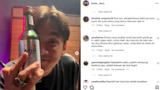 Rendy Kjaernett Pamer Botol Miras Soju, Netizen Kasihani Lady Nayoan