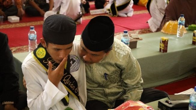 Hadiri Khatmul Qur'an dan Imtihan, Pesan Sunggono ke Anak-anak Ponpes: Berikan Kontribusi Besar