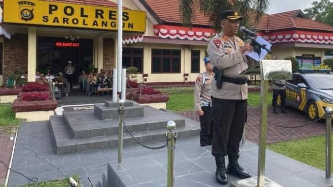 Kapolres Sarolangun Minta Anggota Jangan Ada Pungli di Operasi Patuh 2023