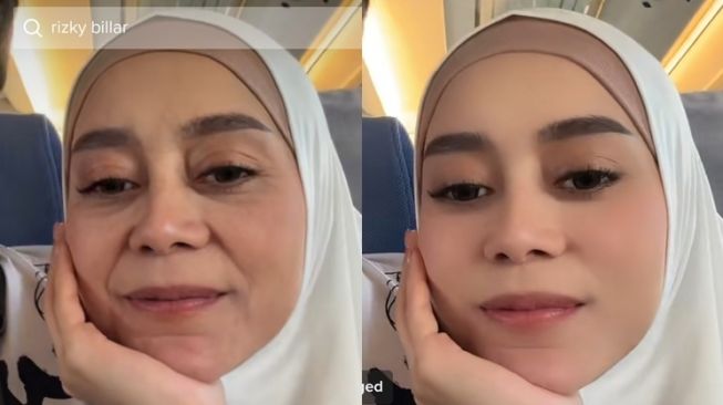 Artis Ikut Pakai Tren Aged di TikTok (tiktok/@maiaestianty)