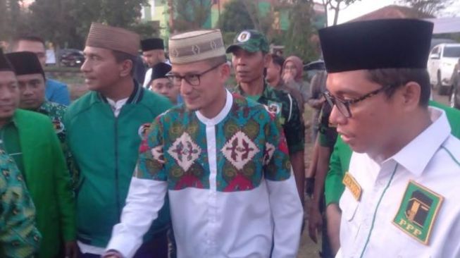 Sandiaga Uno Pasang Target PPP Menang Telak di Bangkalan