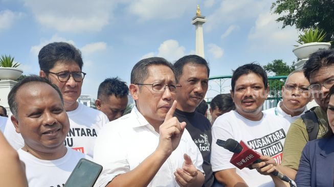 Disinggung Kapan Digantung di Monas, Anas Urbaningrum Ngeles: Gantungkan Harapanmu di atas Langit!