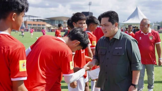 Cari Bibit Terbaik, Erick Thohir Pastikan Seleksi Timnas Indonesia U-17 Bersih dari Pemain Titipan