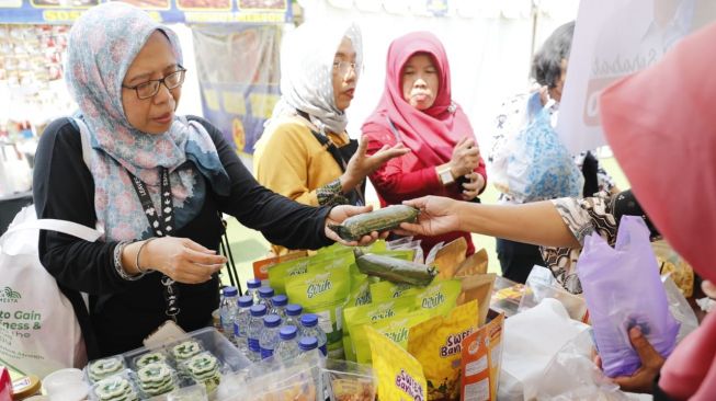 Bantu Pemasaran Produk UMKM Tangerang, Relawan SandiUno Ramaikan Festival HANI