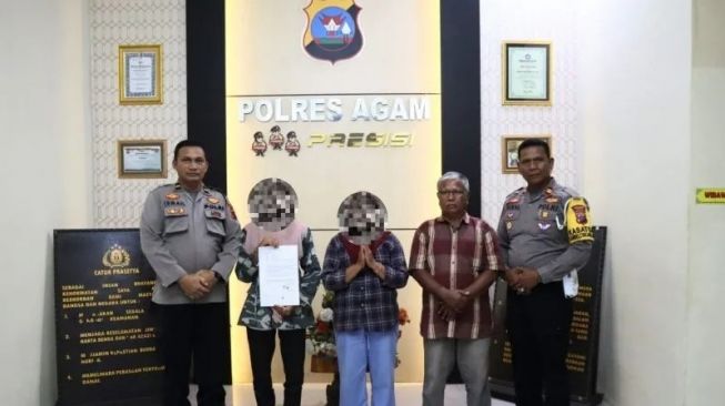 Hina Polisi di Medsos, Ibu dan Anak Ditangkap Polres Agam