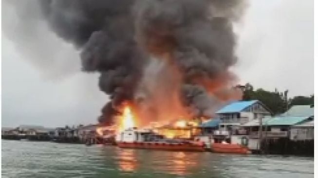 Terjadi Lagi, Kebakaran di Pulau Buluh, Seorang Warga Tewas Terjebak di Rumah