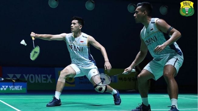 Korea Open 2023: Gagal Patahkan Pertahanan Hoki / Kobayashi, Pramudya / Yeremia Kandas di 16 Besar