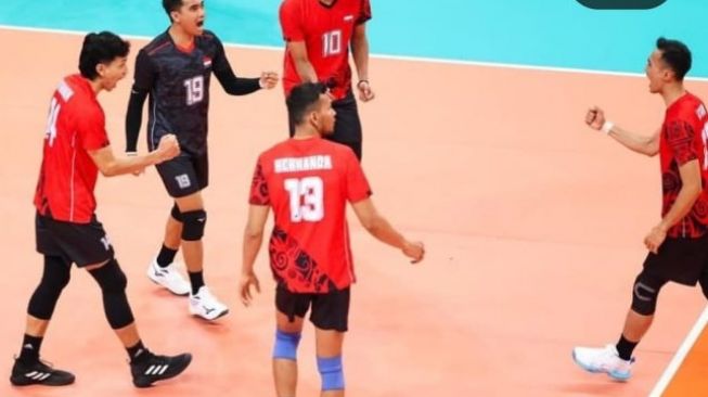 Timnas Voli Putra Indonesia vs Thailand di SEA V League 2023, Minus Rivan