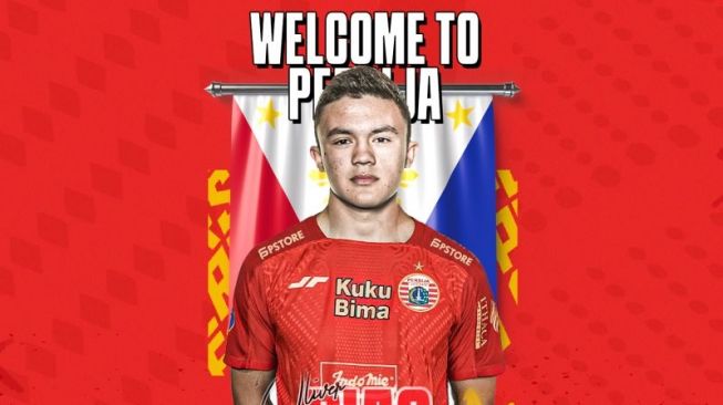 Pemain baru Persija Jakarta Oliver Saludares Bias.  (ANTARA/HO/PERSIAN JAKARTA)