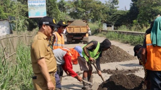 Pemkab Tangerang Perbaiki Ruas Jalan Wilayah IV