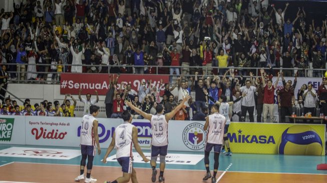 Timnas Voli Putra Indonesia Juara Putaran Pertama SEA V League 2023 Usai Kalahkan Thailand