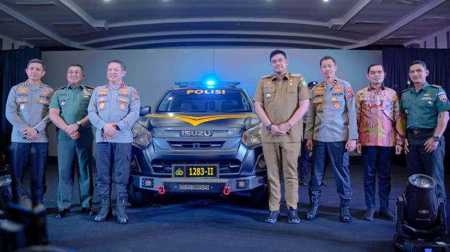 12 Unit Mobil Patroli Dilengkapi Senjata Laras Panjang Disiapkan untuk Berantas Begal di Kota Medan