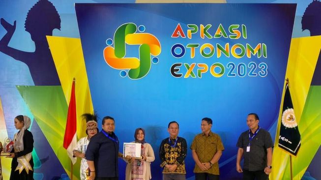 Aceh Besar Stand Terbaik Paling Inovatif di AOE Nasional 2023