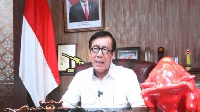 Menkumham Yasonna Sebut KUHP Atur Hukum yang Hidup dalam Masyarakat