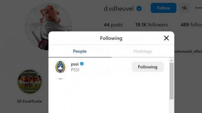 Kiper Leeds United, Dani van den Heuvel ikuti Instagram PSSI. (Instagram/d.vdheuvel)