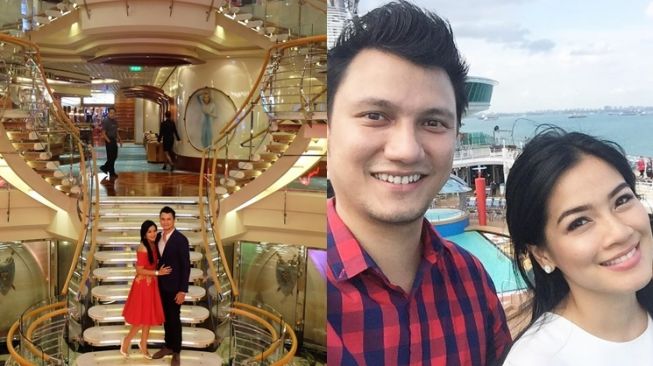 Artis liburan mewah naik kapal pesiar (Instagram/@titi_kamall)