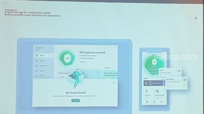 Peluncuran solusi baru Kaspersky di Jakarta, Selasa (25/7/2023). [Suara.com/Dyrhia Novianty]