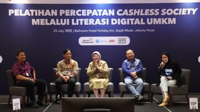 Dorong Literasi Digital UMKM, Dinas PPKUKM DKI Jakarta Berkolaborasi Gelar Pelatihan Cashless Society