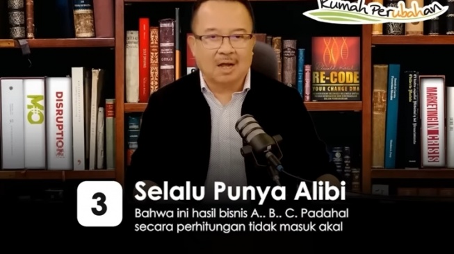 Ciri-ciri Bisnis Artis dari Hasil Pencucian Uang (YouTube Prof. Rhenald Kasali)