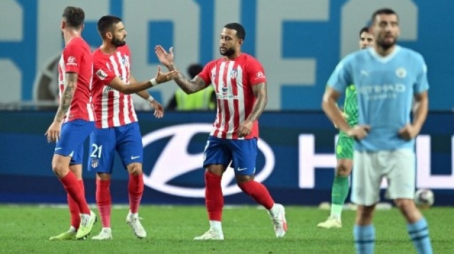 Hasil Laga Pramusim: Manchester City Tumbang 1-2 dari Atletico Madrid