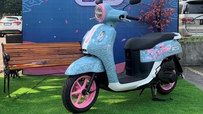 Yamaha Fazzio Hybrid Connected Naik Panggung Sakura Matsuri 2023 Jababeka Cikarang, Seperti Ini Tampilannya