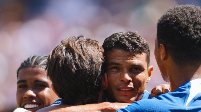 Chelsea juara Premier League Summer Series usai bungkam Fulham 2-0 di FedEx Field di Maryland, Washington, Senin (31/7/2023) pagi WIB. [Twitter/@ChelseaFC]