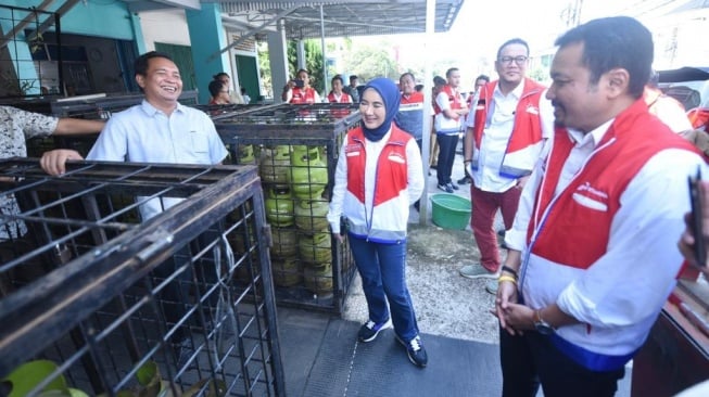 Dirut Pertamina Inspeksi Mendadak: Stok Pasokan LPG di Sumsel Aman