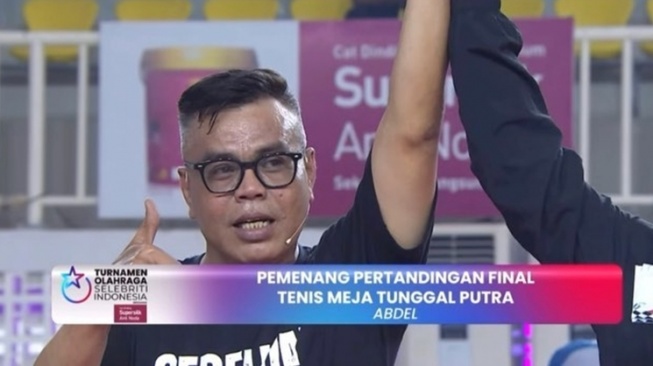 Artis Juara Turnamen Olahraga Selebriti Indonesia (Instagram/@abdelachrian)