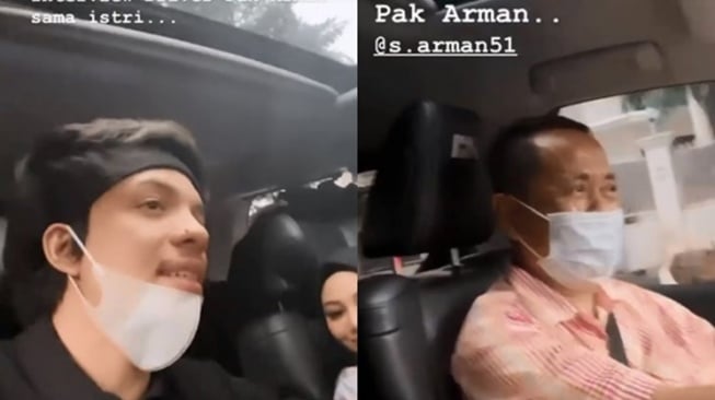 Potret Atta Halilintar dan Pak Arman Sopir Viral (Instagram/@attahalilintar)