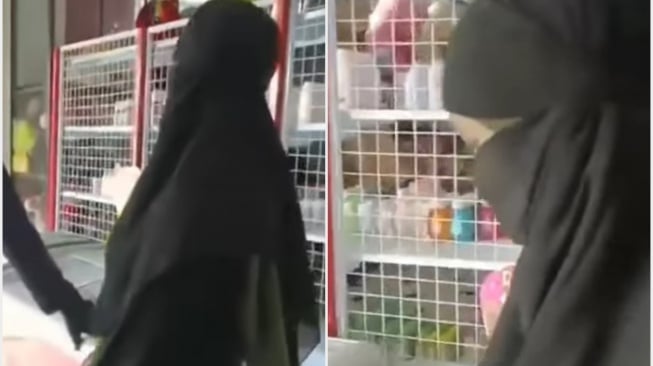 Duh! Wanita Pakai Cadar buat Kedok Gasak Baju di Toko, Ternyata Sudah Berkali-kali