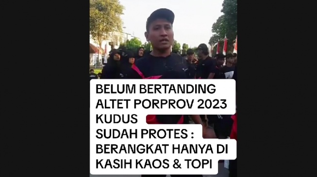 Viral! Atlet Porprov Asal Kudus Ini Curhat, Cuma dapat Kaus dan Topi Sumbangan