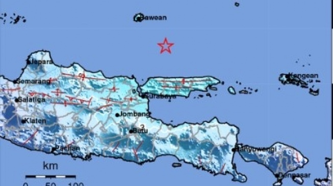 BREAKING NEWS! Jaraknya 83 Km, Gempa Magnitudo 5,5 Guncang Bangkalan