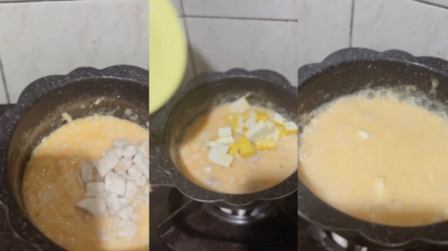 Potret Arie Kriting masak MPASI buat anak (Instagram/@arie_kriting)