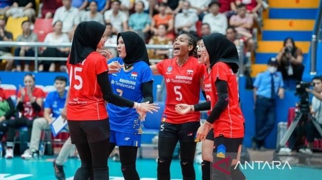 Hasil SEA V League 2023: Timnas Voli Putri Indonesia Tekuk Filipina Tiga Set Langsung