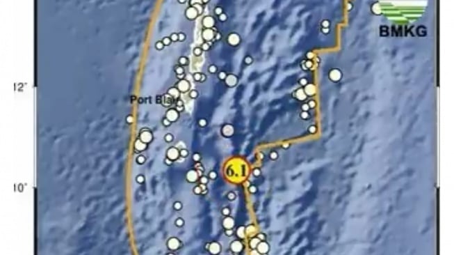 Gempa Beruntun Guncang Dua Wilayah di Indonesia Jelang Tengah Malam