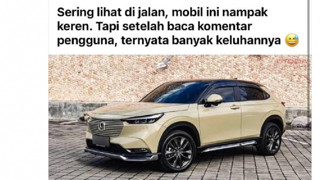Keluhan Konsumen Terhadap Honda HR-V. (Foto: Istimewa)