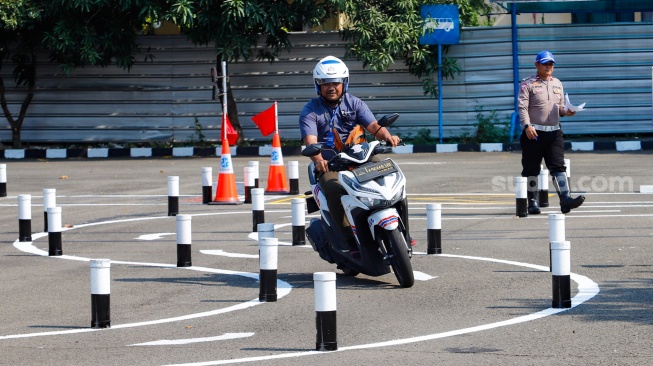 Gampang Banget! Ini Lintasan Baru Ujian Praktik SIM C Tanpa Angka 8 dan Zig-zag